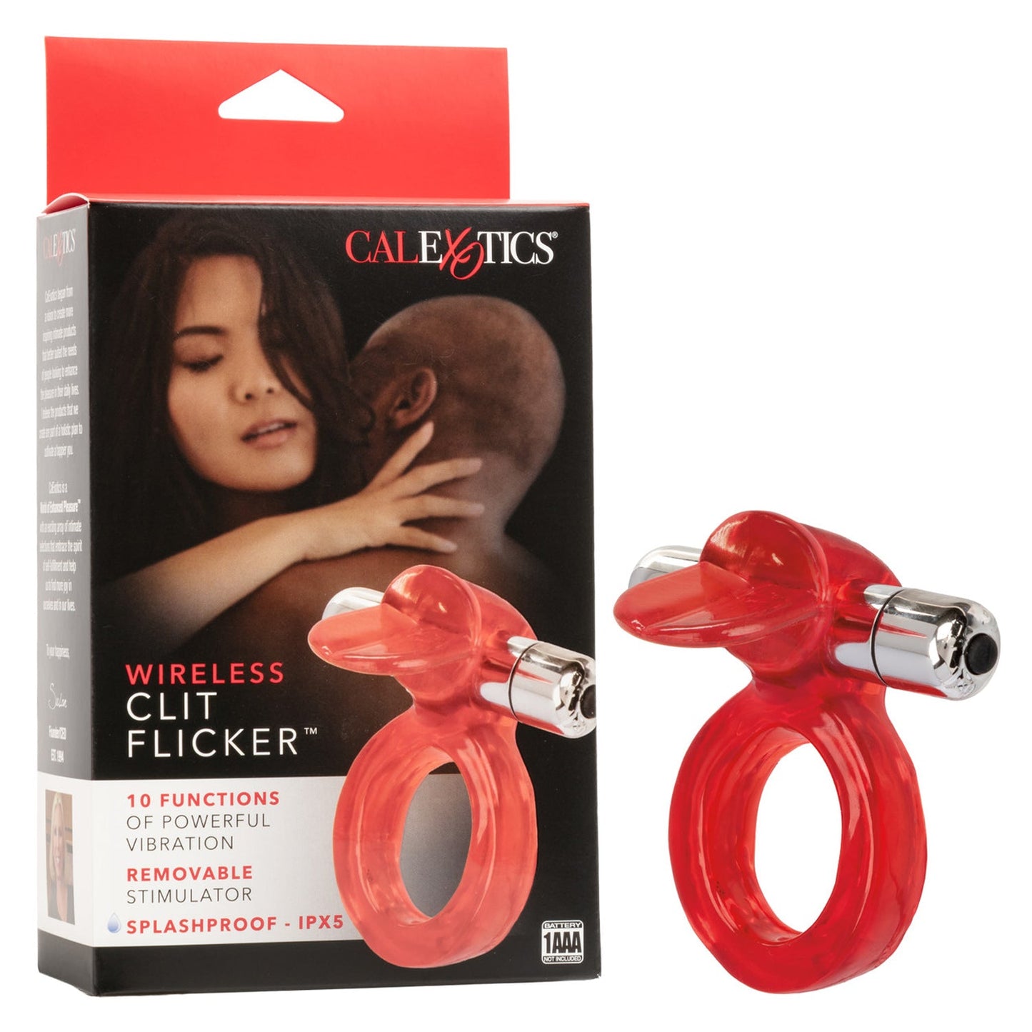 Wireless Clit Flicker Vibrator with Teasing Tongue Stimulator > Cock Ring > Vibrating - Tophatter Daily Deals