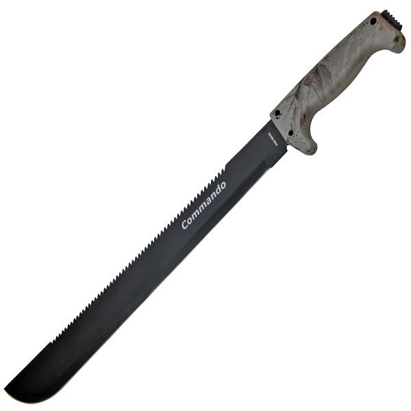 Full Tang Undead Slayer Sawback Machete - Hunting Camo Knife-Machete - Tophatter Daily Deals