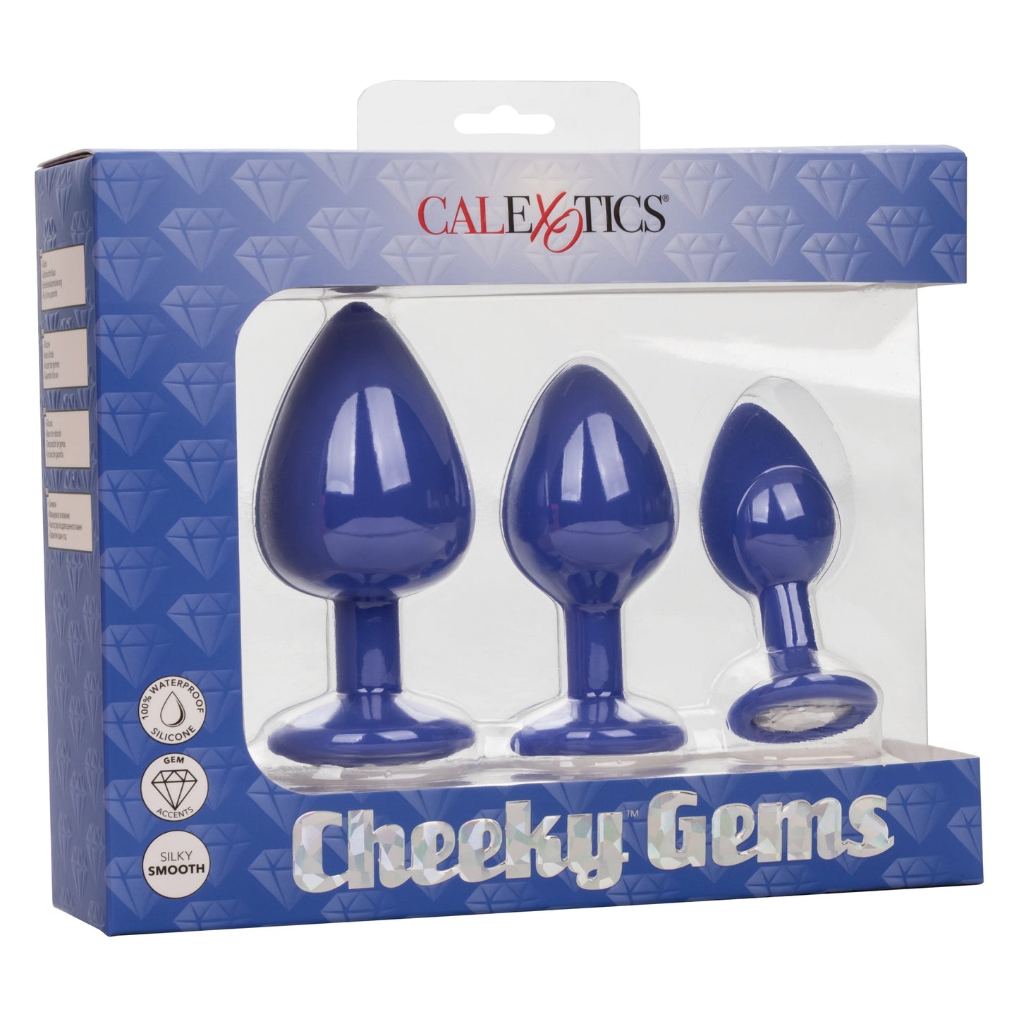 Cheeky Gems – Anal Training Kit with Three Graduated Anal Plugs > Anal Range > Butt Plug Kits - Tophatter Daily Deals