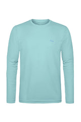 Bermies Men's Aqua Long Sleeve Tee Aqua Long Sleeves - Tophatter Daily Deals