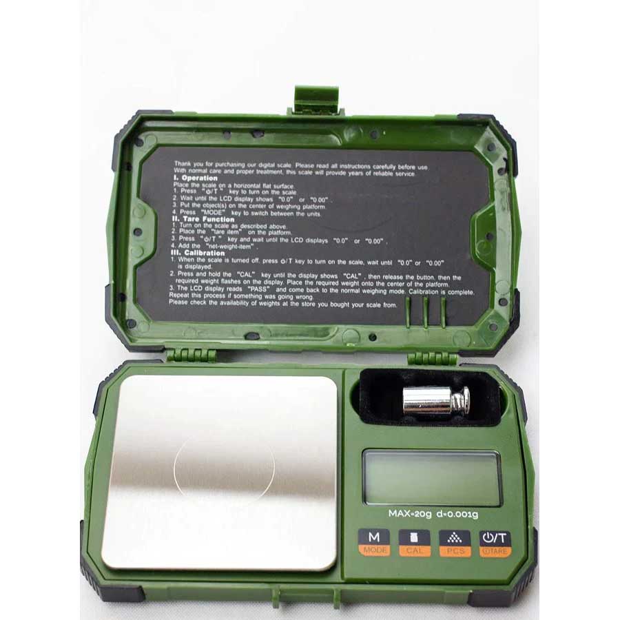 Fuzion Armoured Mini Digital Pocket Scale, 20g x 0.001g - Tophatter's Guns'N'Weapons Store - FREE SHIPPING Collectible Weapons - Tophatter Daily Deals