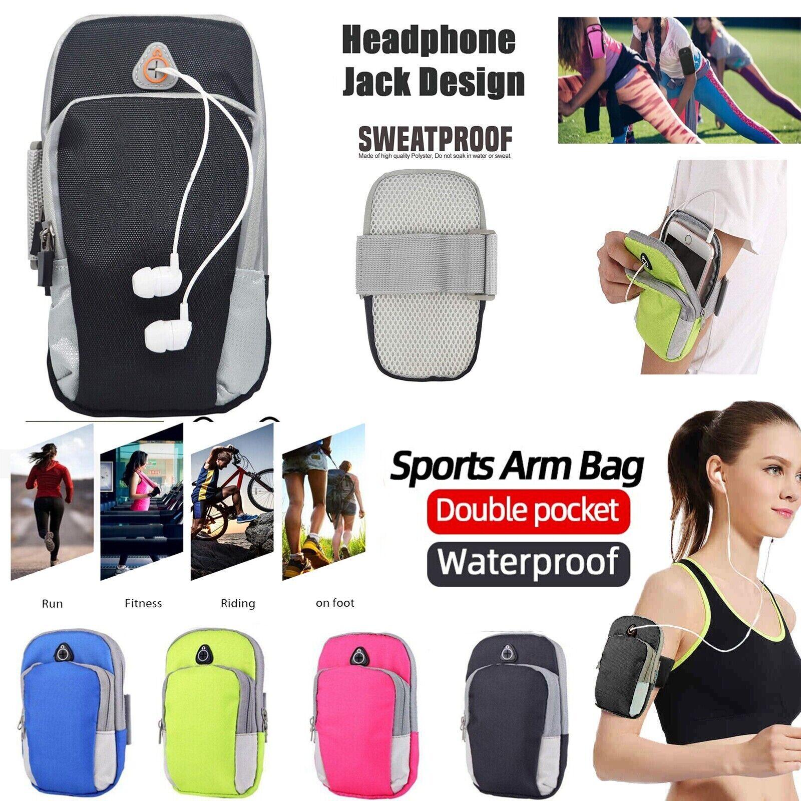 Phone Carrier for Running - Sports Arm Band Mobile Phone Holder Running Phone and Key Holder Pink Exercise & Fitness - Tophatter Daily Deals
