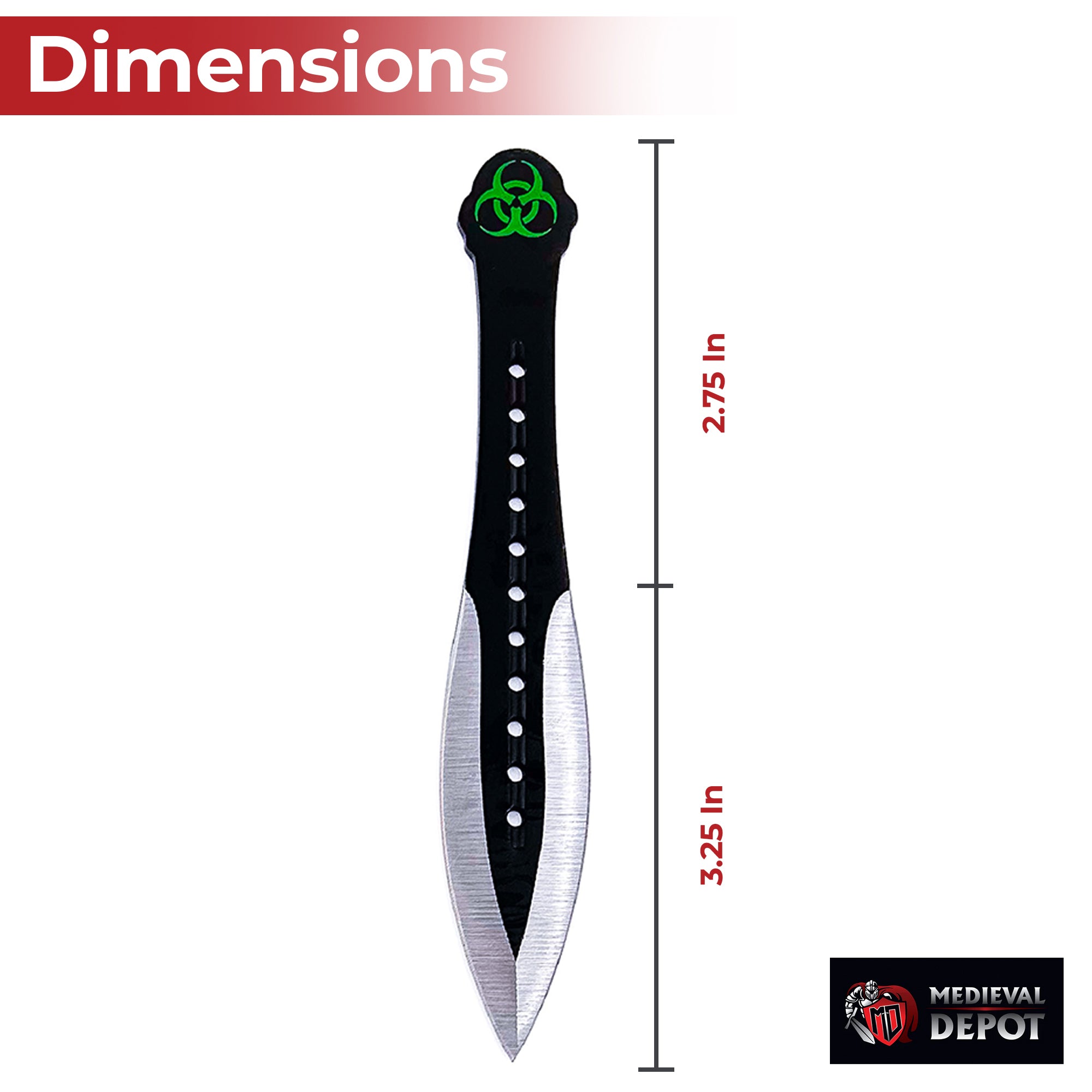 Arsenic Throwing Knife Set knives - Tophatter Daily Deals