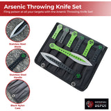 Arsenic Throwing Knife Set knives - Tophatter Daily Deals