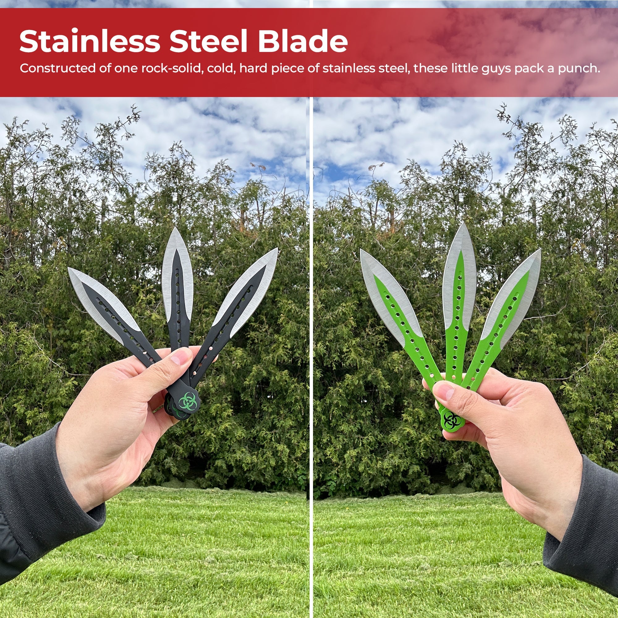 Arsenic Throwing Knife Set knives - Tophatter Daily Deals