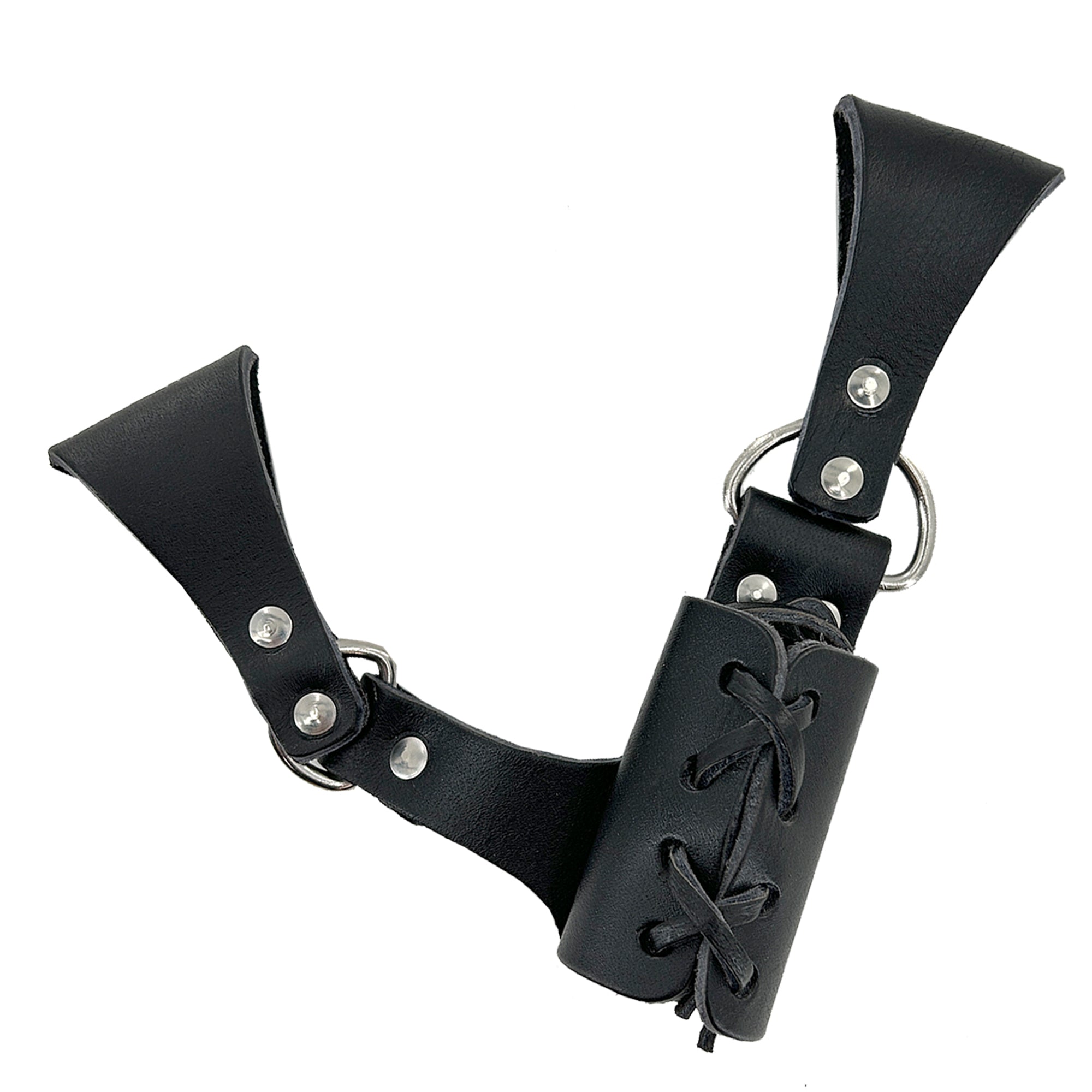 Art of Swordsmanship Leather Left Handed Frog historical period - Tophatter Daily Deals