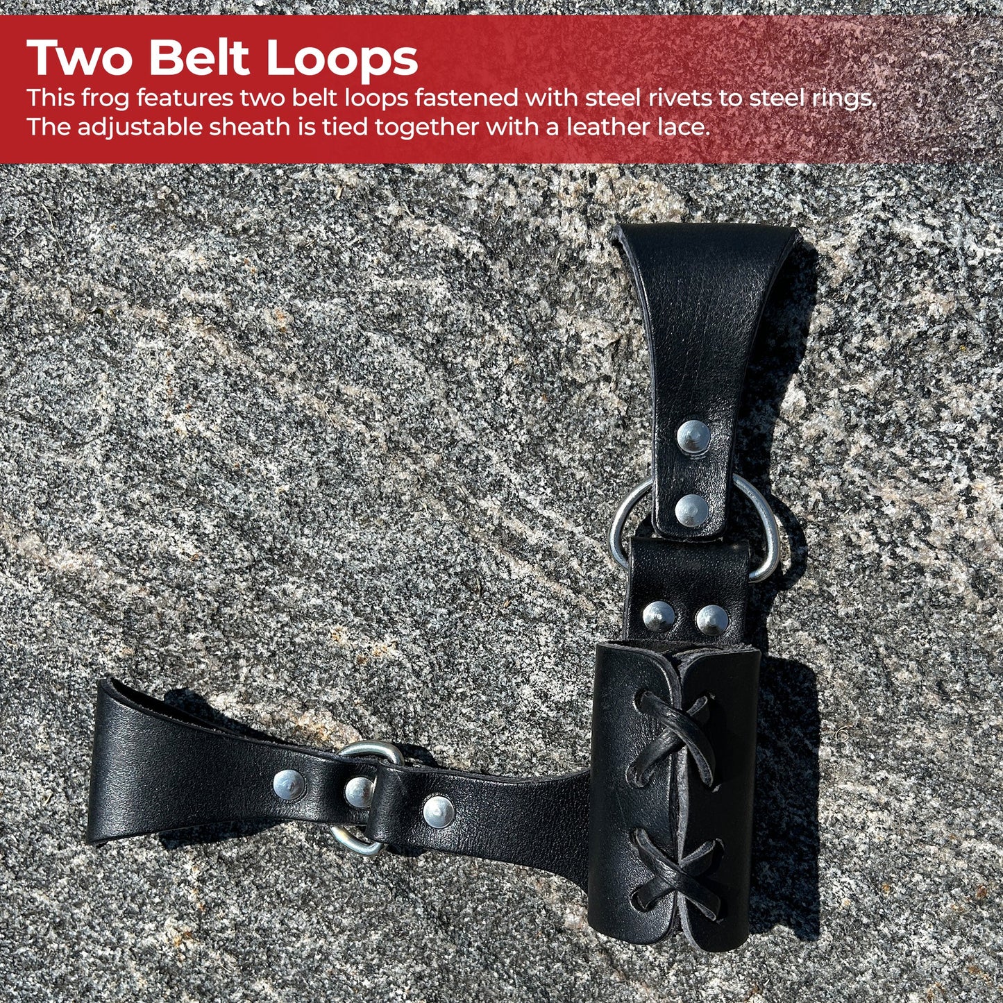 Art of Swordsmanship Leather Left Handed Frog historical period - Tophatter Daily Deals