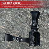Art of Swordsmanship Leather Left Handed Frog historical period - Tophatter Daily Deals
