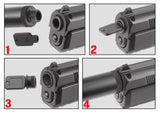 ASG Ventilated Universal Fake Compensator, For Select ASG Pistols - Tophatter Daily Deals