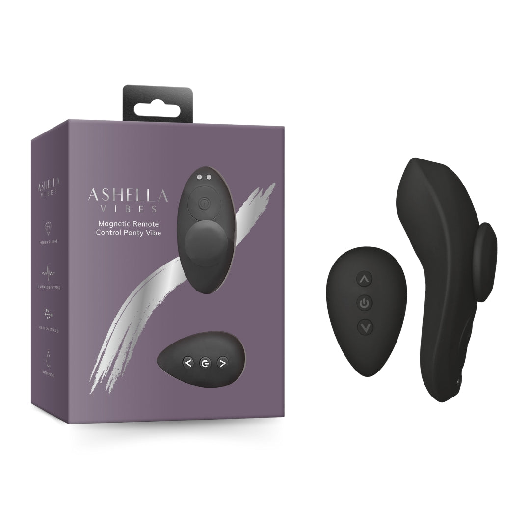 Ashella Vibes Magnetic Remote Control Panty Vibe – Wearable Vibrator > Sex Toys For Ladies > Panty Vibes - Tophatter Daily Deals