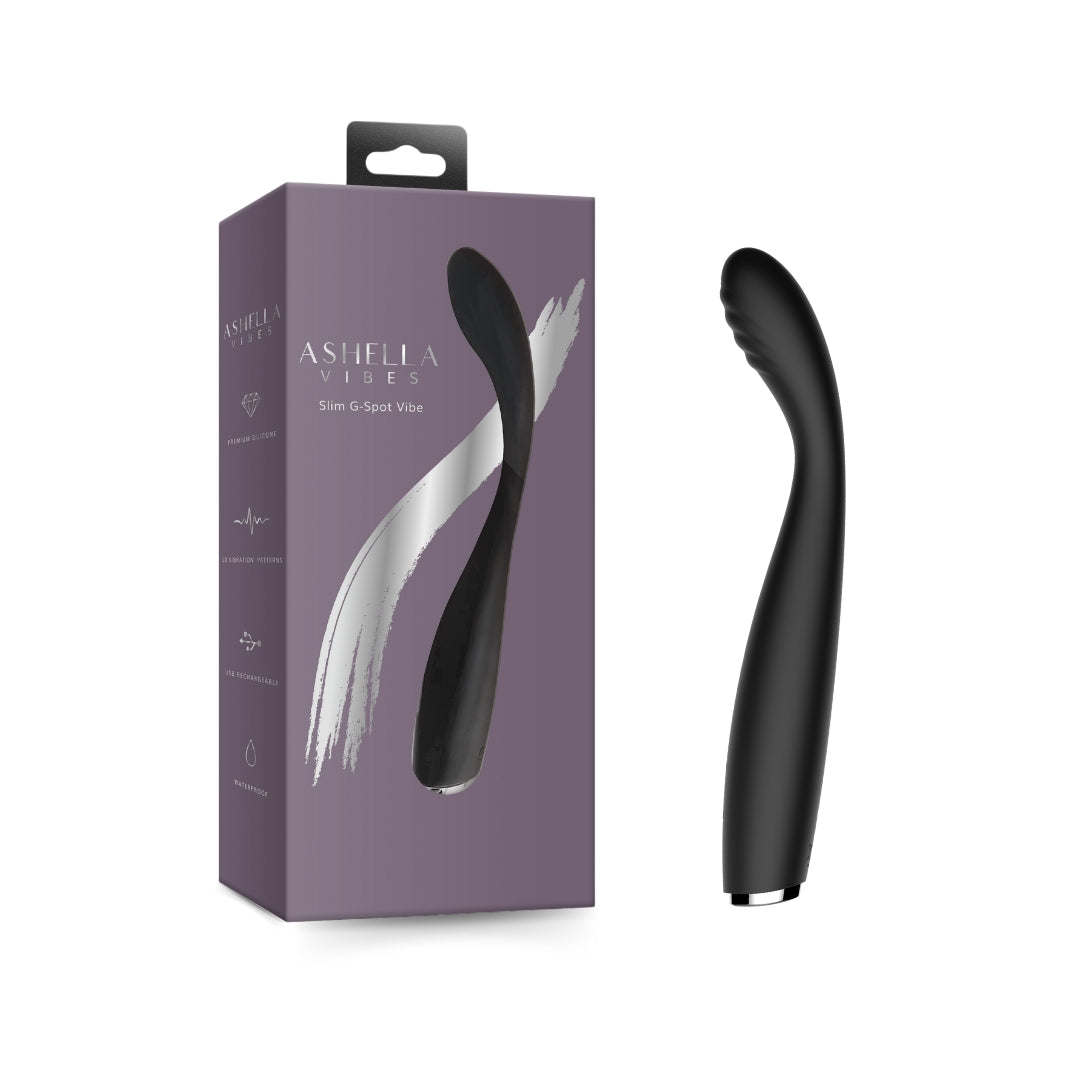 Ashella Vibes Slim (Purple) – Slim G-Spot Vibrator > Vibrators > G-Spot - Tophatter Daily Deals