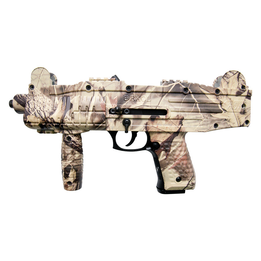 Camouflage ASI - UZI Fully Automatic Blank Firing Machine Gun - TOPHATTER'S ARMORY DEALS Collectible Weapons - Tophatter Daily Deals