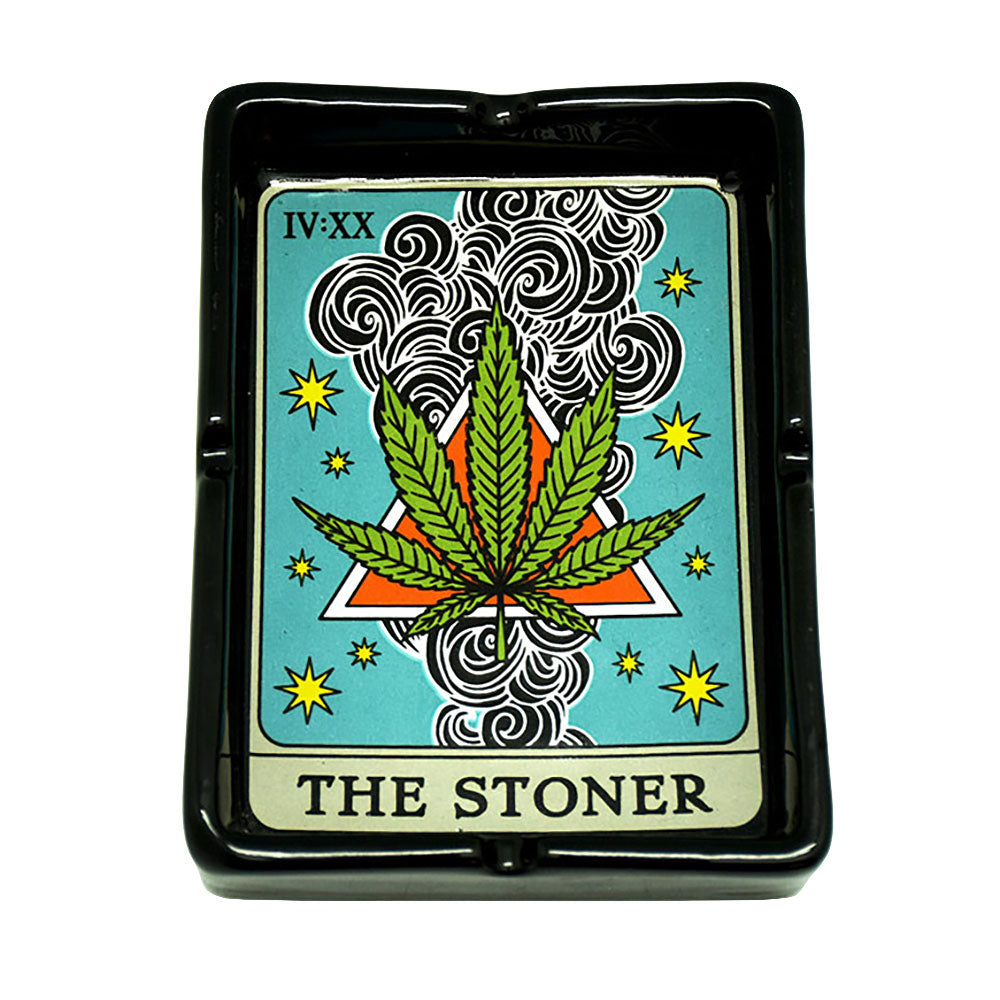 The Stoner Tarot Card Ceramic Ashtray Ashtrays - Tophatter Daily Deals