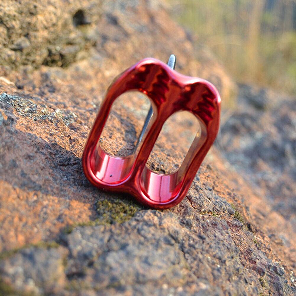 Descender for Climbing - Rappel ATC Belay Device Descender Outdoor Camping Rock Climbing Equipment Outdoor Recreation - Tophatter Daily Deals