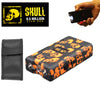 Orange Skull Self Defense Stun Gun 850K Volt Rechargeable LED Flashlight - TOPHATTER'S ARMORY DEALS Collectible Weapons - Tophatter Daily Deals