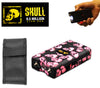 Pink Skull Self Defense Stun Gun 850K Volt Rechargeable LED Flashlight - TOPHATTER'S ARMORY DEALS Collectible Weapons - Tophatter Daily Deals