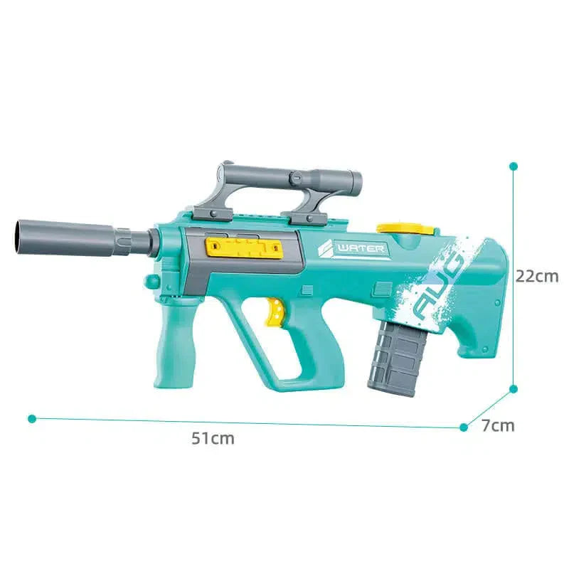 AUG Electric Squirting Soaker Blaster Water Gun - Tophatter Daily Deals
