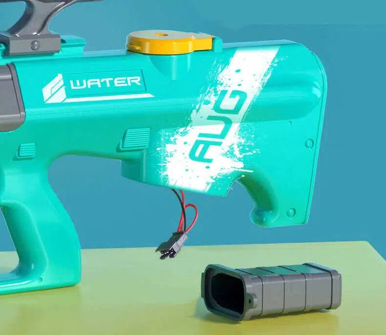 AUG Electric Squirting Soaker Blaster Water Gun - Tophatter Daily Deals