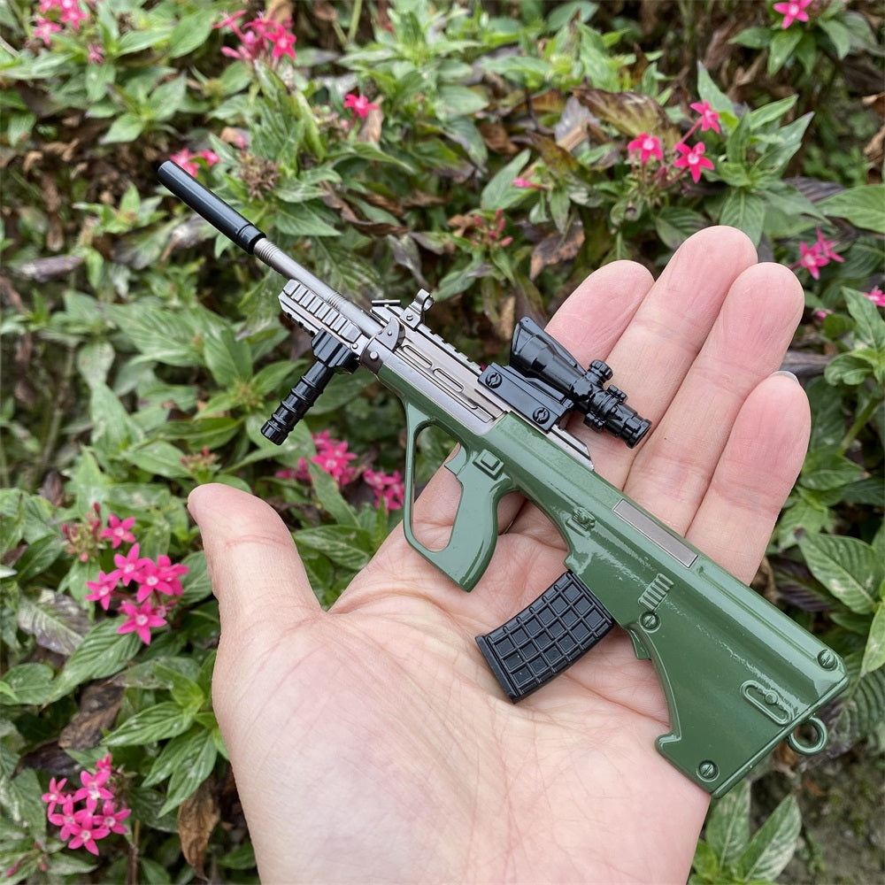 Pendant Metal Miniature AUG Gun 10CM/3.9