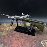 Pendant Metal Miniature AUG Gun 10CM/3.9" With Metal Stand - Tophatter Daily Deals