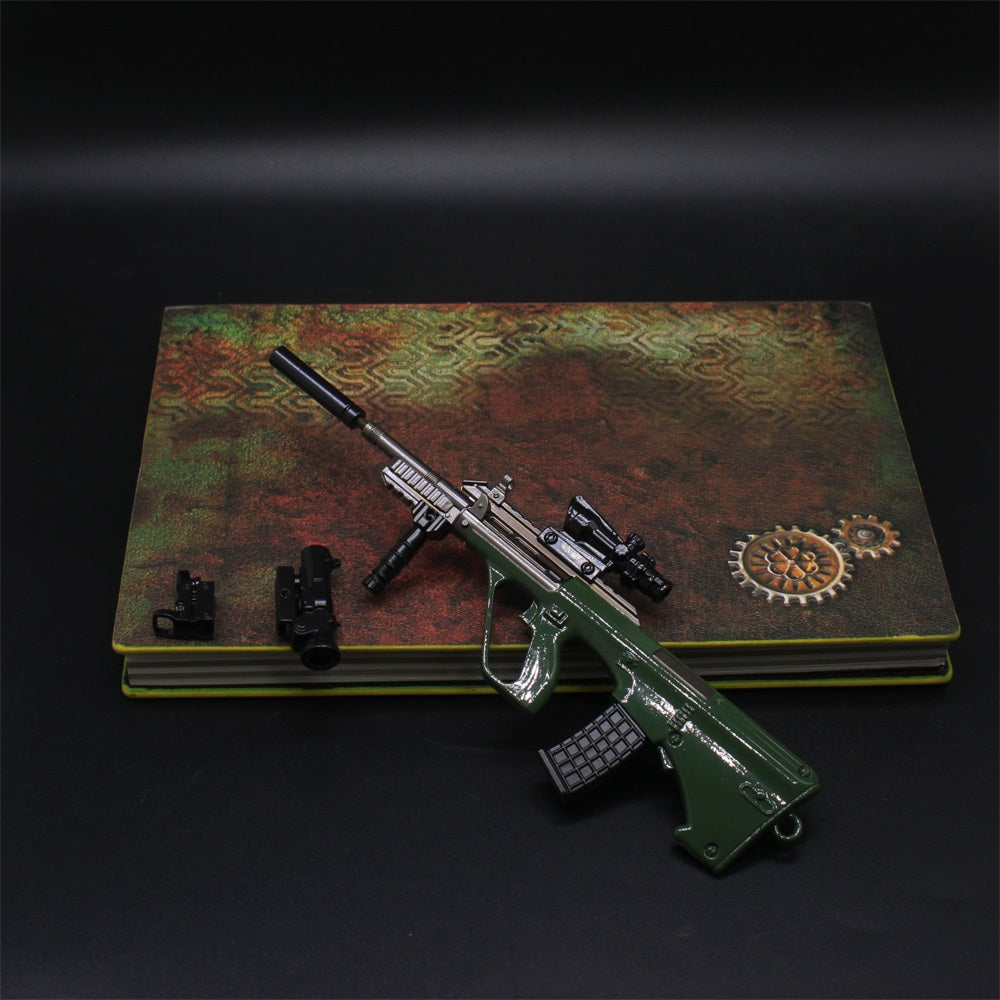 Pendant Metal Miniature AUG Gun 10CM/3.9