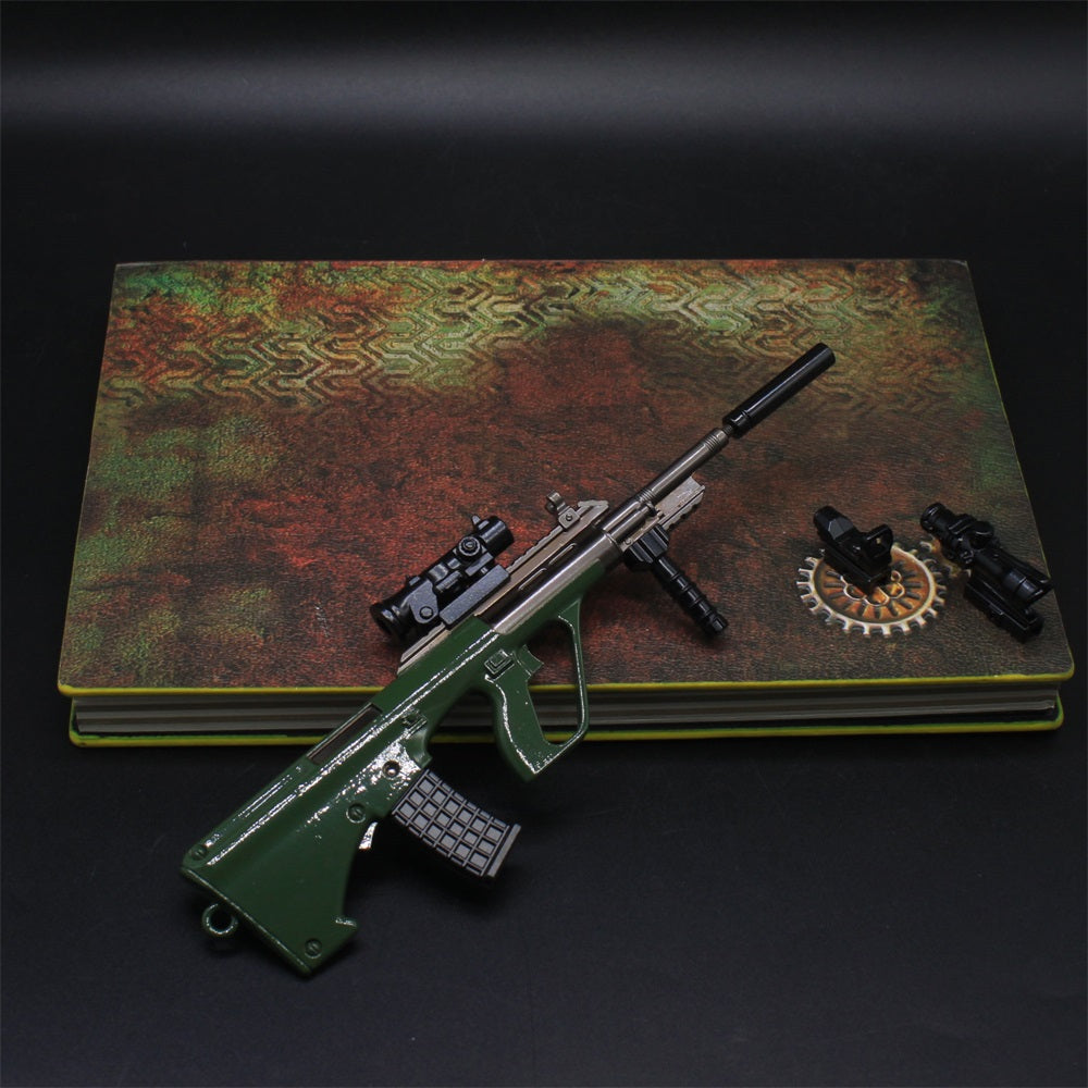 Pendant Metal Miniature AUG Gun 10CM/3.9