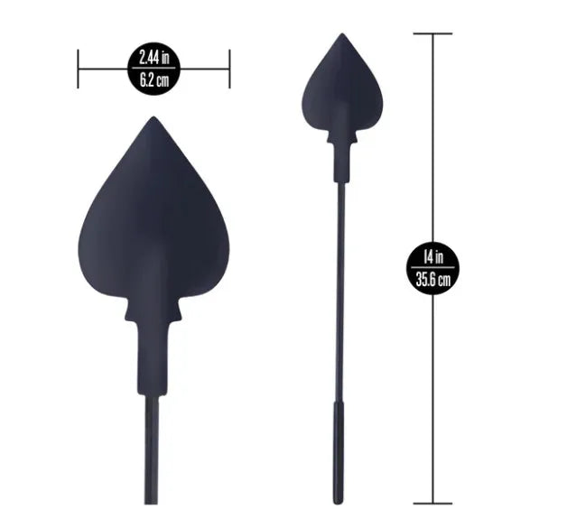 Temptasia Ardor – Body-Safe Silicone Spade Crop > Bondage Gear > Crops - Tophatter Daily Deals
