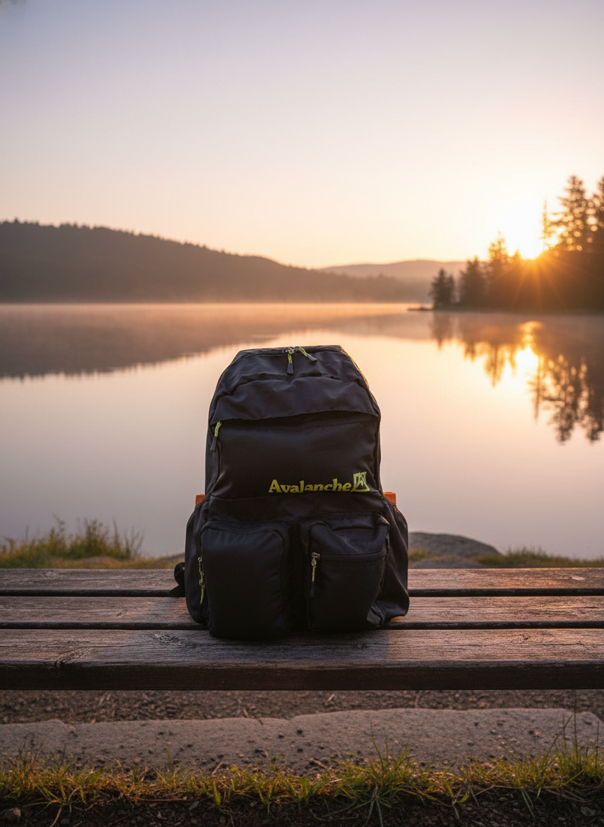 Avalanche Davis Backpack – Outdoor Travel Backpack with Padded Mesh Back & Multi-Pocket Storage Handbags & Wallets - Tophatter Daily Deals