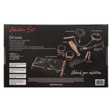 Unleashed Adventure Set 7-Piece Animal Print Faux Leather BDSM Kit with Travel Case > Bondage Gear > Bondage Kits - Tophatter Daily Deals