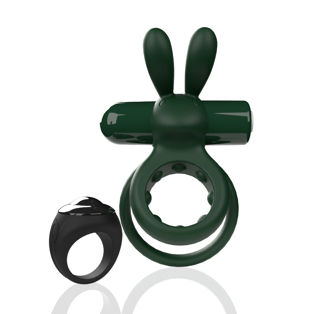 Ohare Remote Control (Green) – Waterproof Rechargeable Wearable Rabbit Vibrator with Double-Ring Design > Sex Toys > Couples Toys - Tophatter Daily Deals