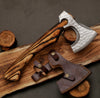 Functional High Carbon Steel Outdoor Axe Hatchet Collectible Weapons - Tophatter Daily Deals