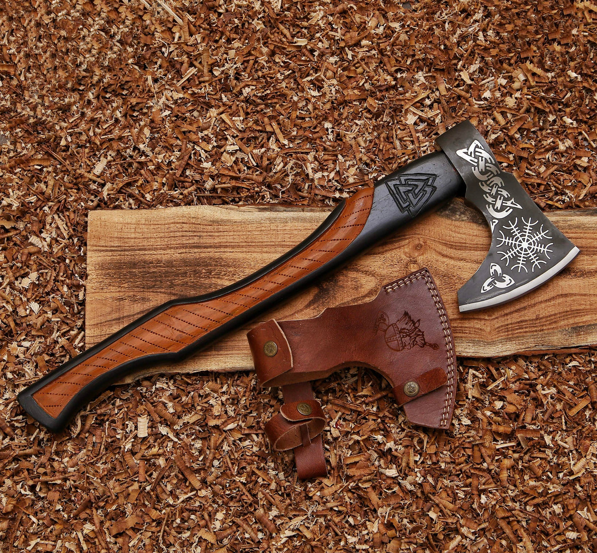 Carbon Steel Viking Battle Ready Axe - TOPHATTER'S ARMORY DEALS Collectible Weapons - Tophatter Daily Deals