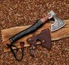 Handmade Norse King Functional Medieval Viking Bearded Axe Collectible Weapons - Tophatter Daily Deals