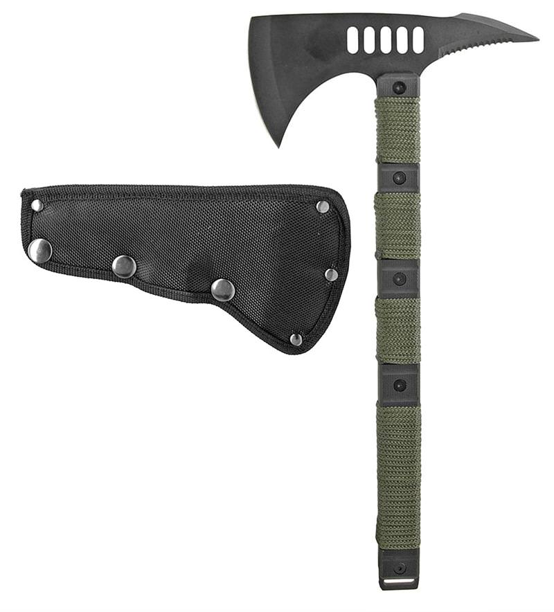 14.5" Survival Tomahawk Combat Throwing Hatchet Hunting Zombie AXE Collectible Weapons - Tophatter Daily Deals