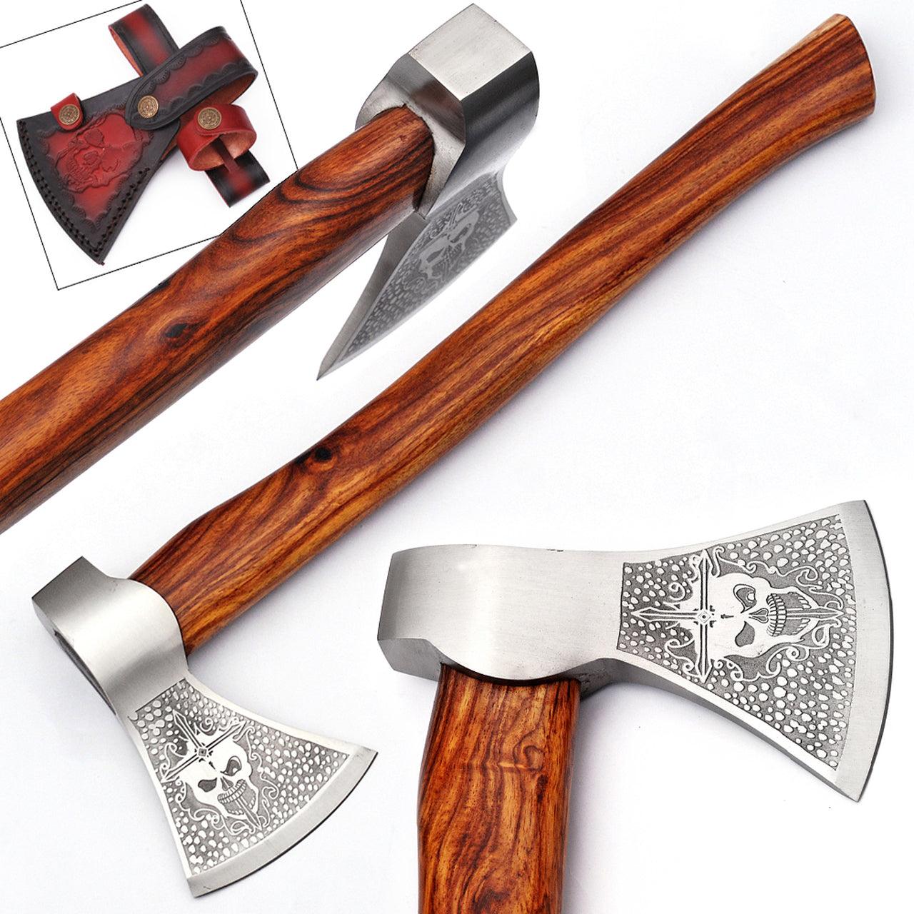 Immoral Skull and Cross Outdoor Hammer Head Axe outdoor gear - Tophatter Daily Deals