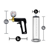 Blush Performance VX7 Vacuum Penis Pump with Brass Trigger and Pressure Gauge – Clear Penis Pump > Pumps > Penis Pumps Performance - Tophatter Daily Deals