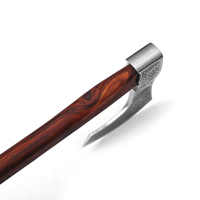Call to Battle Carbon Steel Medieval Viking Bearded Axe outdoor gear - Tophatter Daily Deals