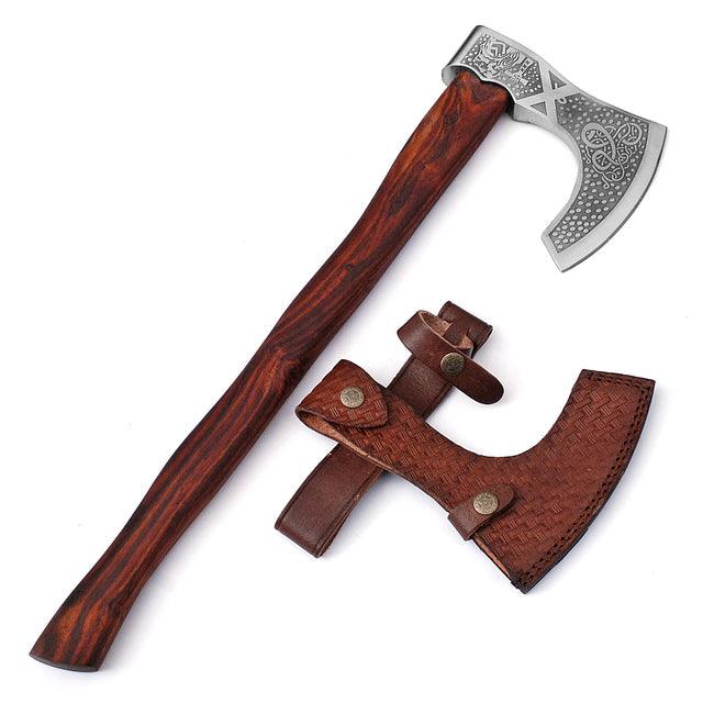 Call to Battle Carbon Steel Medieval Viking Bearded Axe outdoor gear - Tophatter Daily Deals
