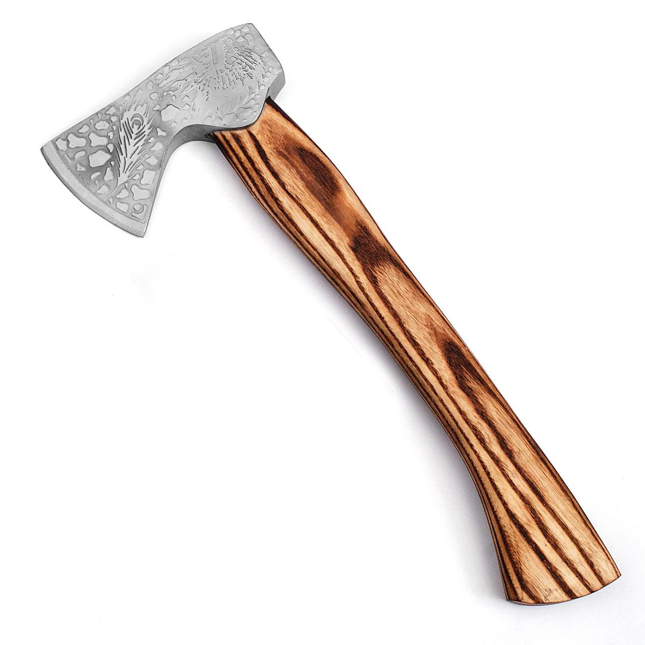 Big Chief Functional High Carbon Steel Outdoor Axe outdoor gear - Tophatter Daily Deals