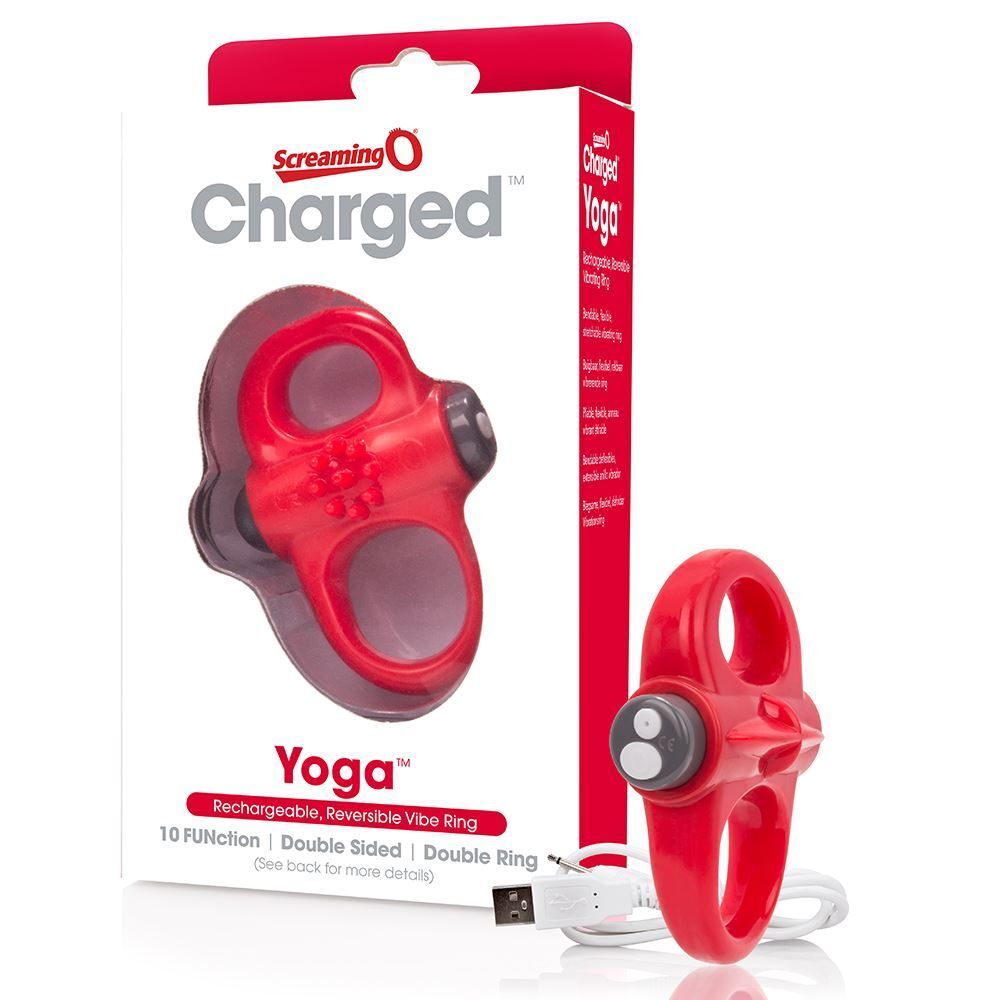 Screaming O Yoga Rechargeable Reversible Dual Loop Vibrating Cock Ring > Cock Ring > Vibrating - Tophatter Daily Deals