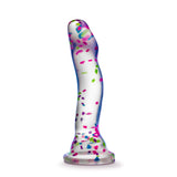 Hanky Panky Confetti Filled Clear 7.5" Dildo Glow in the Dark > Dildos > Realistic Dildos - Tophatter Daily Deals