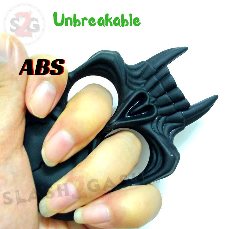 Demonic Skull Self Defense Keychain ABS Knuckles - 8 Colors! SD-KeyChain - Tophatter Daily Deals