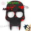 Demonic Skull Self Defense Keychain ABS Knuckles - Black w/ Red SD-KeyChain - Tophatter Daily Deals