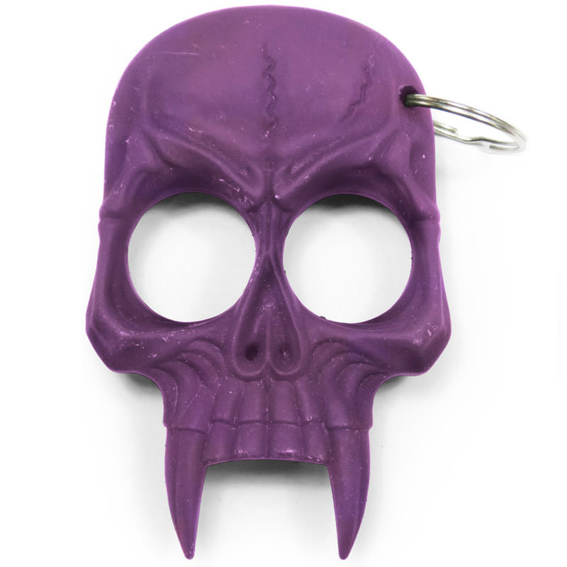 Demonic Skull Self Defense Keychain Purple - Tophatter's Army Products & Self Defense Collectible Weapons - Tophatter Daily Deals