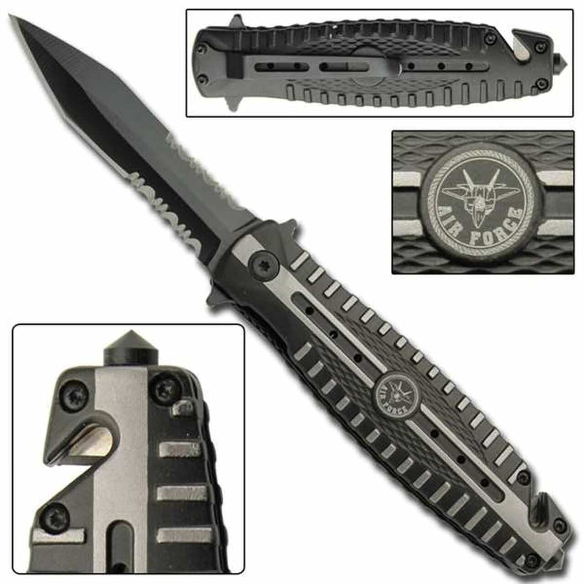 Spring Assist Tactical Military Knife - Tophatter's Guns'N'Weapons Store Collectible Weapons - Tophatter Daily Deals