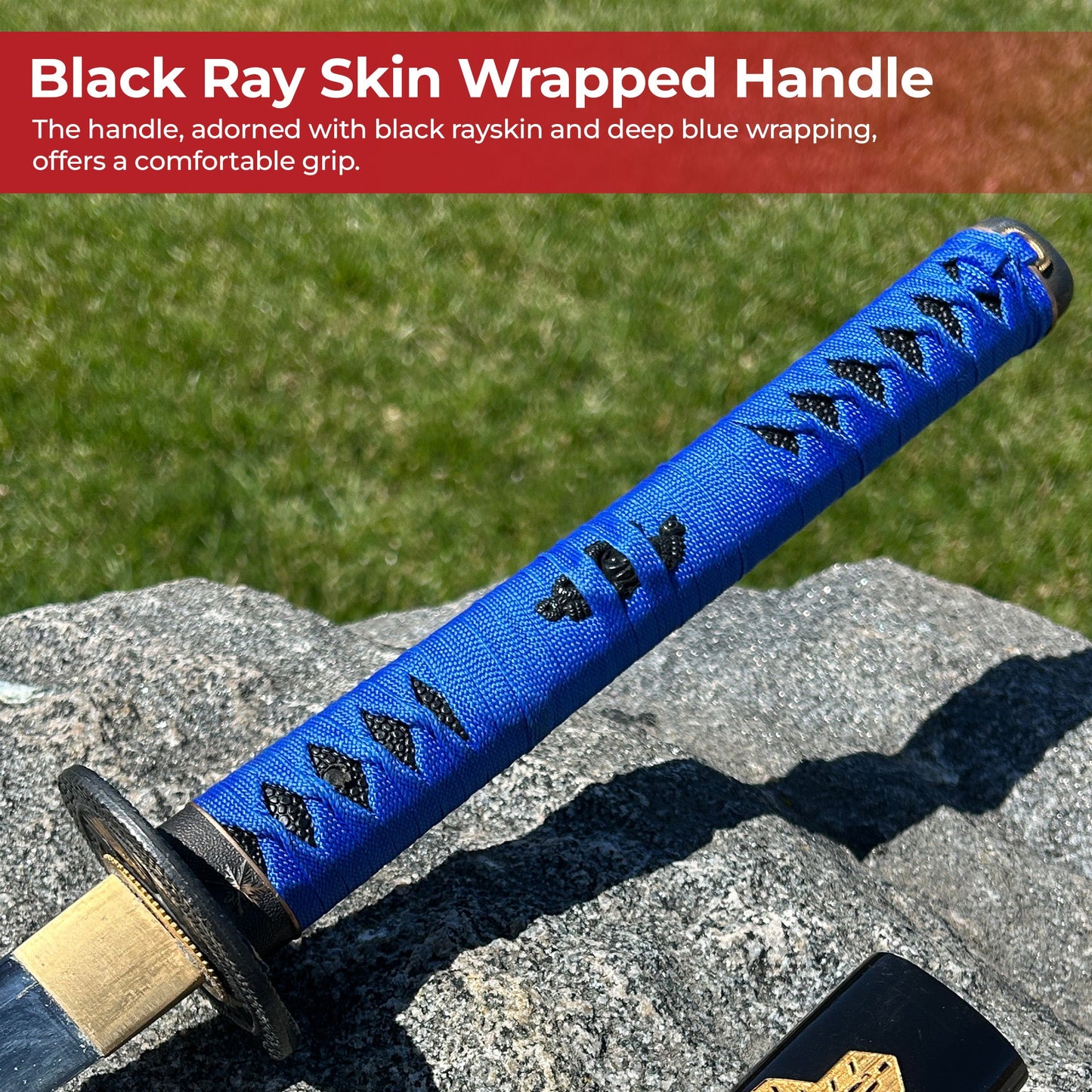 Azure Pride Handmade Katana Swords - Tophatter Daily Deals
