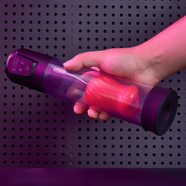 Alexander- 7 Vibrating & 5 Sucking Penis Pump Vacuum Suction Male Penis Extender Penis Pumps - Tophatter Daily Deals