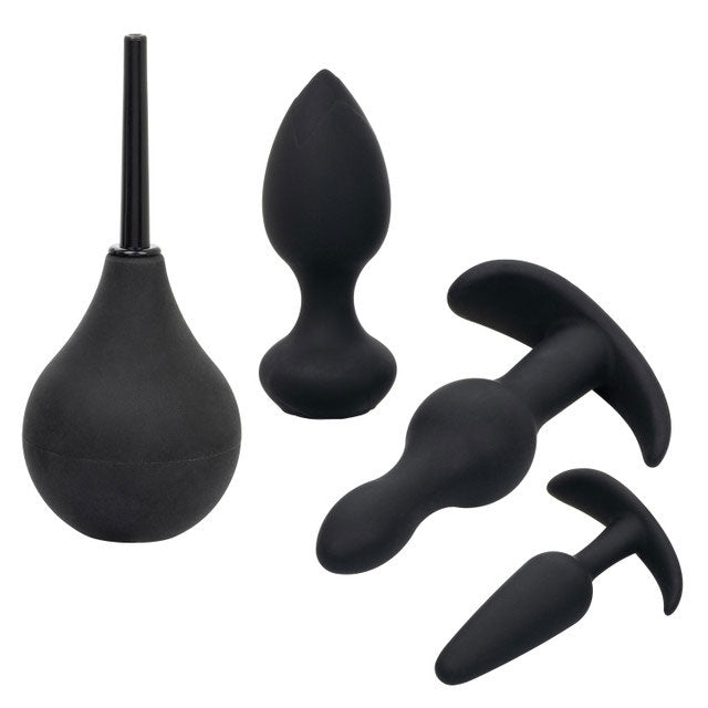 Pleasure Kits Anal Explorer Collection (Black) – Anal Toy Kit > Anal Range > Butt Plug Kits - Tophatter Daily Deals