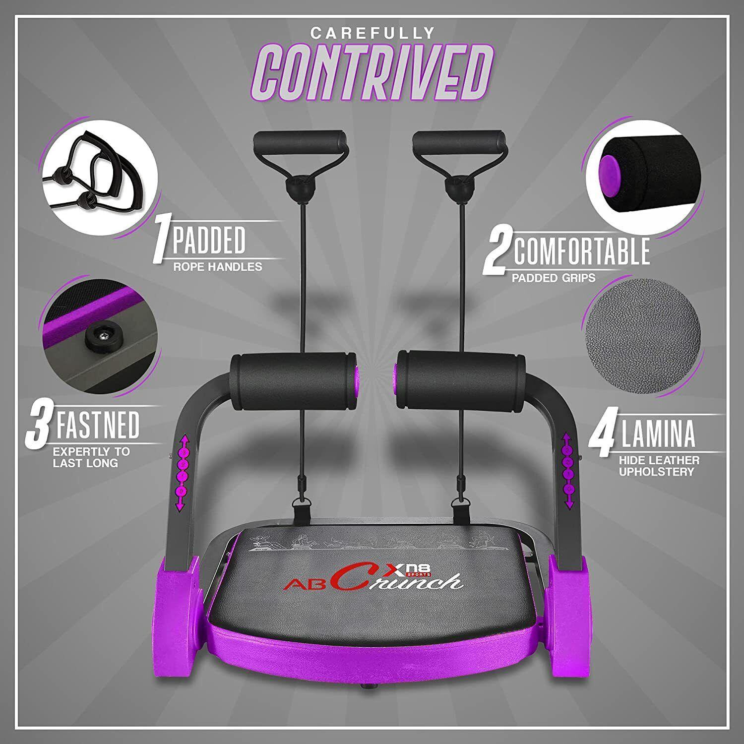 Multi Functional Ab Cruncher Abdominal Abs Core Fitness Trainer Exercise & Fitness - Tophatter Daily Deals