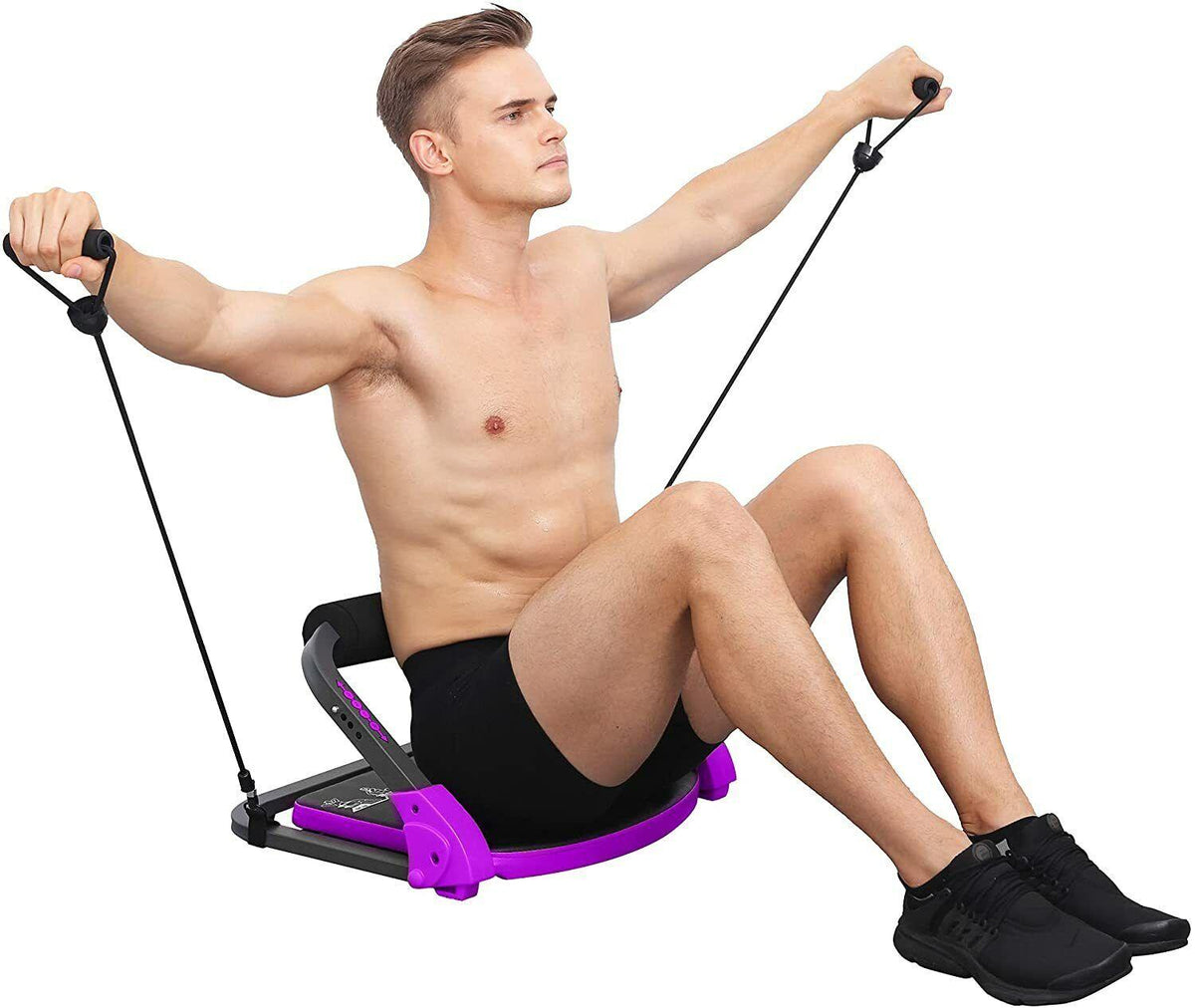 Multi Functional Ab Cruncher Abdominal Abs Core Fitness Trainer Exercise & Fitness - Tophatter Daily Deals